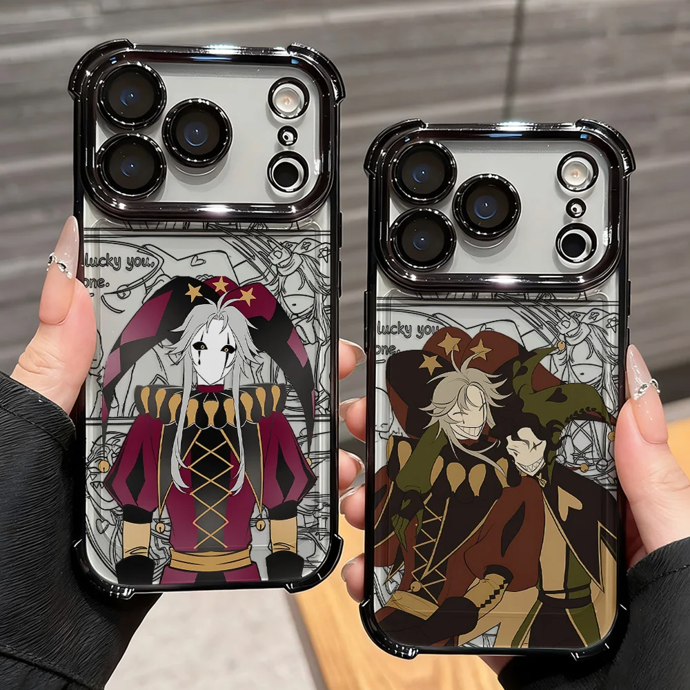 New F-freaks Circus Hot Plating Phone Case For Samsung S26 S25 S24 S23 S22 S21 S20 FE Note20 Plus Ultra 4G 5G Anti Fall Airbag
