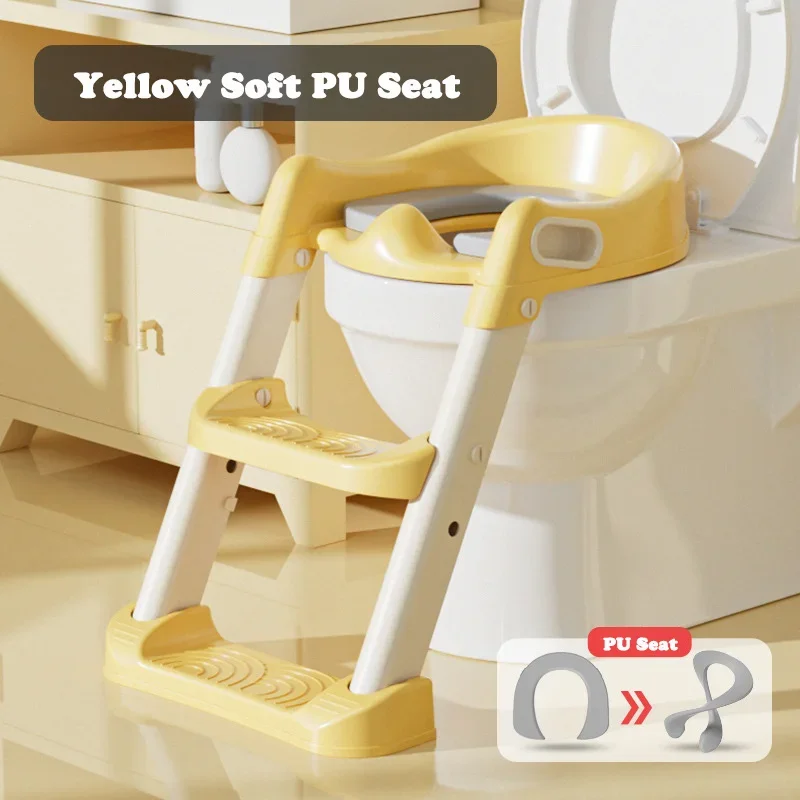 Portable Toilet Seat Foldable Children\'s Pot Potty Training Seat Step Stool Potty Child Pot Bebe Toilet Folding Child Toilet