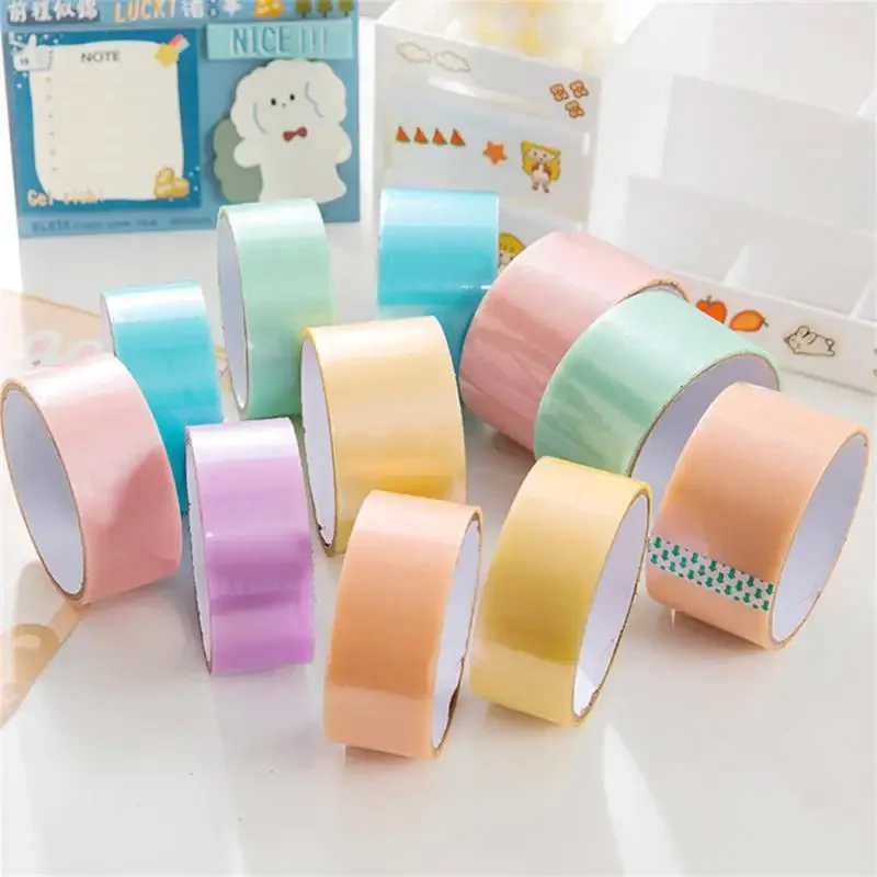 10M/Rolls Adhesive Tapes Sticky Ball Tape Colorful Stress Relaxing Sticky Ball Tape Toy Party For Relaxing Toy Rolling Craft