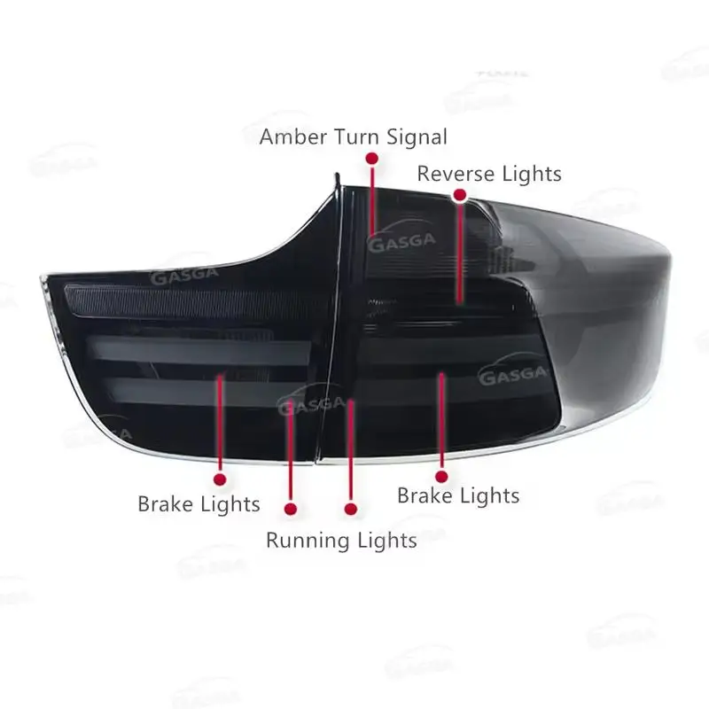 Dinâmico LED Car Lâmpadas Traseiras, Montagem de Luzes Traseiras, Sinais de Giro, Luzes Diurnas, Acessórios para Automóvel, BMW X6, E71, 2008-2014