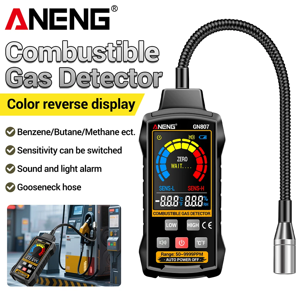 aneng-gn807-可燃性ガス漏れ検知器-感度調整可能-音光アラーム-天然lpg-メタン-プロパン-石炭ガス-ppm-lel