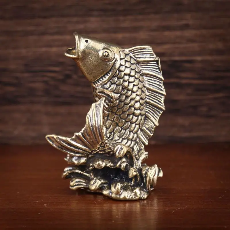 Brass Koi Fish Orna… - image
