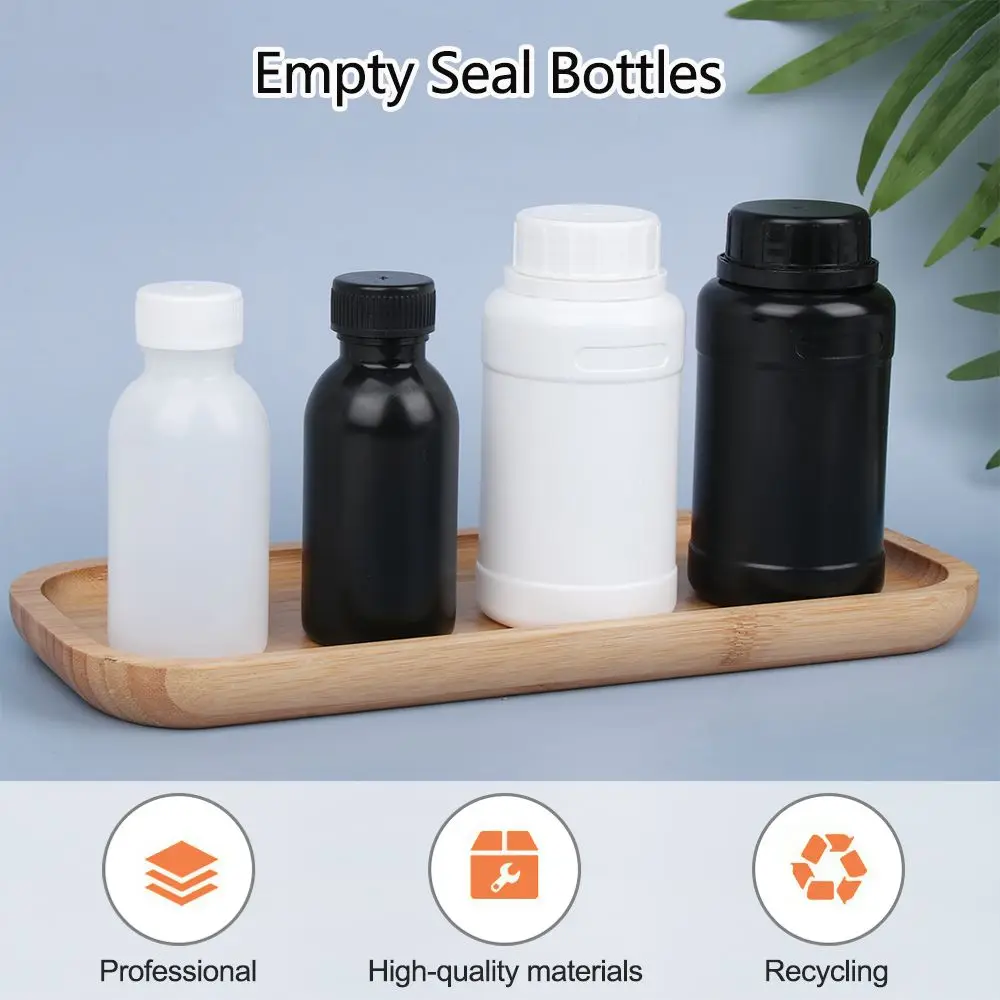 Chemical Barrel Plastic PET Packing Bottle Empty Seal Bottles Liquid Container Storage Jars