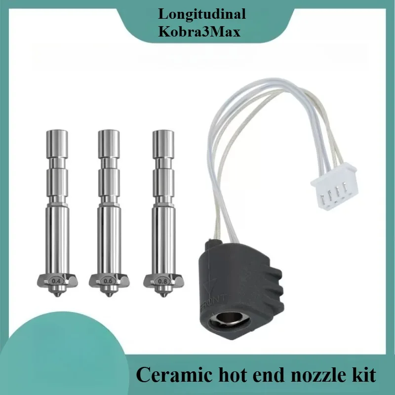 For Anycubic Kobra 3 Max Hotend 0.4 0.6 0.8mm hotend For Kobra 3 Max Combo Quick-Swap Integrated