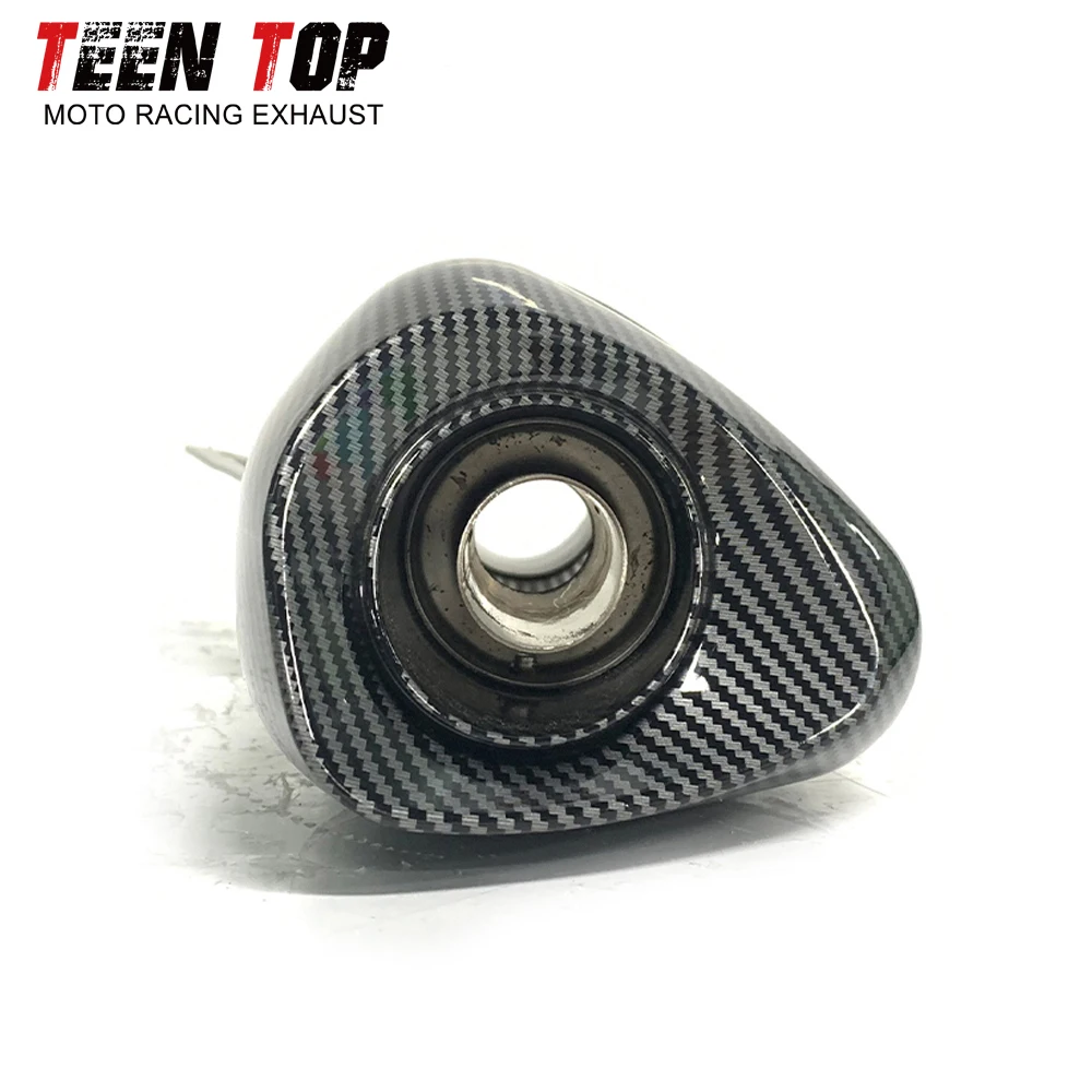 Motorcycle Universal Exhaust Muffler For SUZUKI SV650 SV650X 2006-2021 Slip-on Exhaust Connection Pipe Stainless Steel Mid Tube view 3