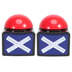 2Pcs Halloween Squeeze Sound Box Game Answer Buzzer Electronic Sounding Toy Show Sound Button Party Sounding(Without )