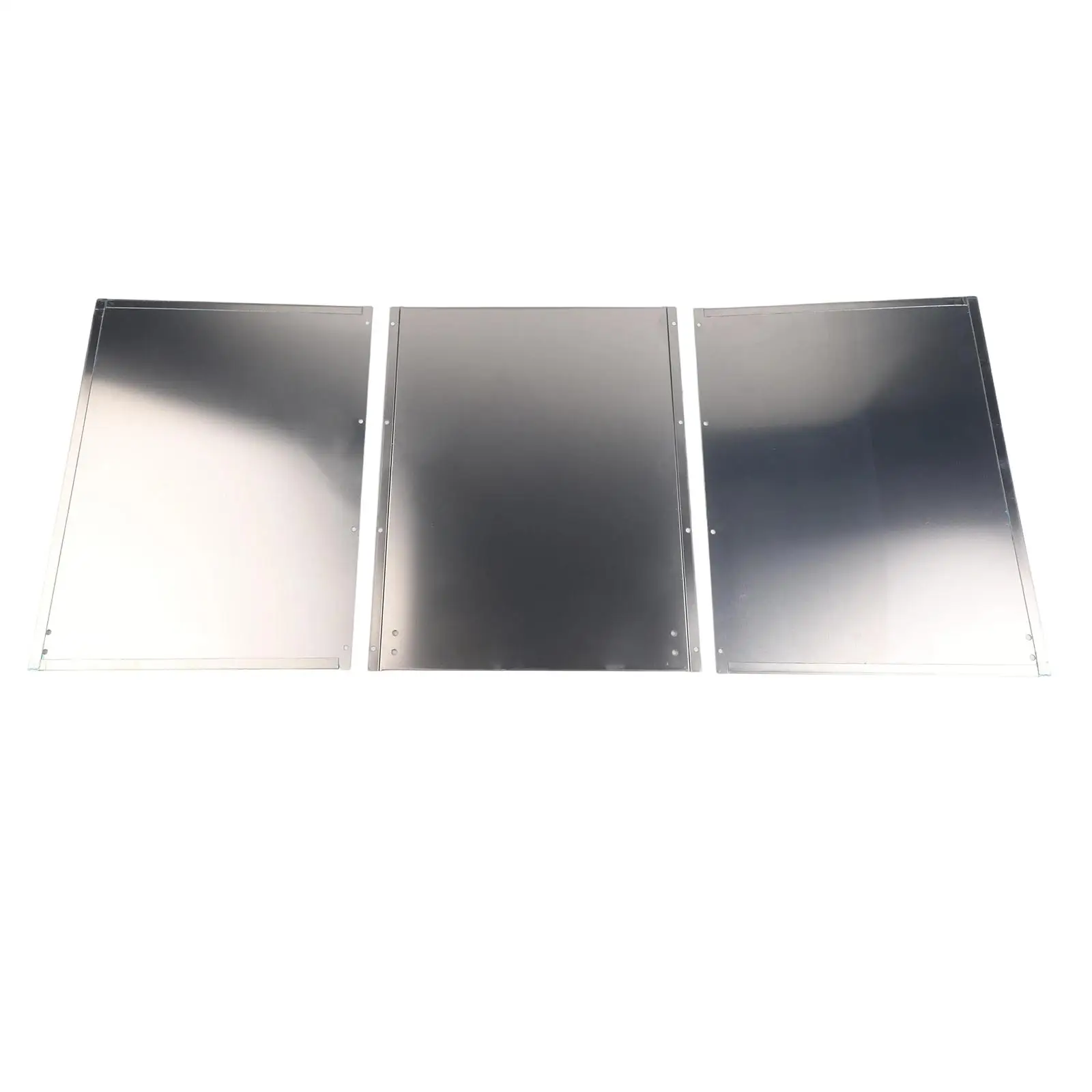 1Pc Silver Metal Reflector Hood For Round Propane Natural Gas Patio Heater Energy Saving Heat Focusing Cover Easy Install