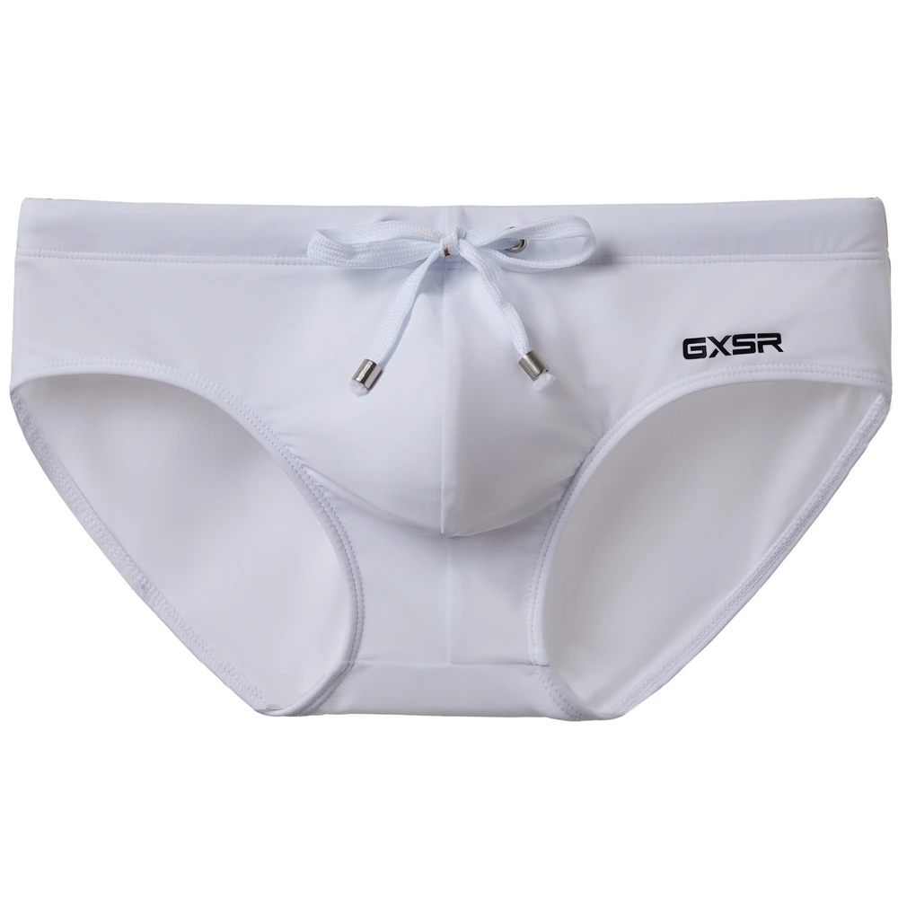 Einfarbige neue Herren-Badehose mit niedrigem Bund, schnelltrocknend, für Jugendliche, Sport, Herren-Slip AD3-M306-GR4-M396 – Detail 18