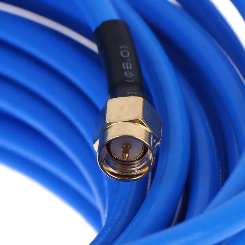 SMA Male to SMA Male RG402 Coaxial Cable Semi Flexible Low Signal Loss RF Connector for Home WiFi Router Antenna Upgrade