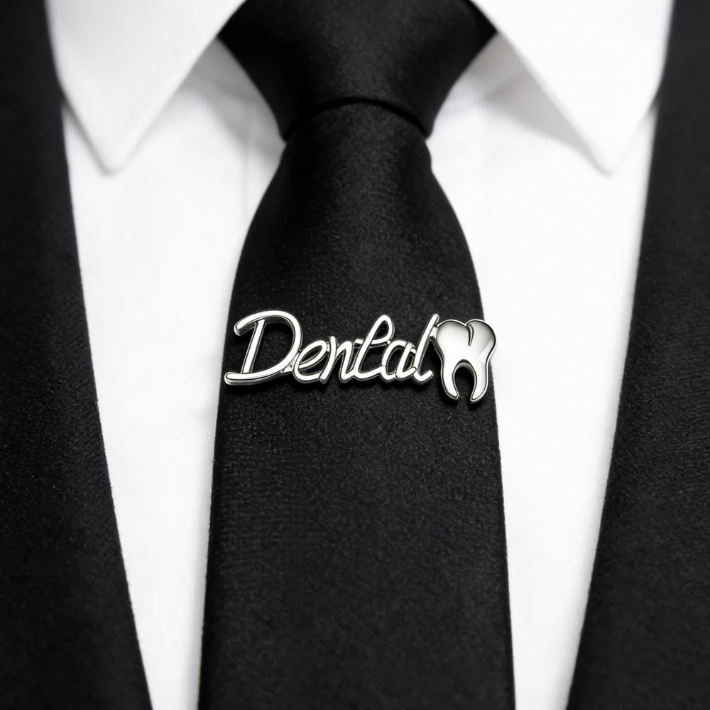 Catuni Dental Medical Pin Brooch Best-selling Metal Badge Backpack Tie Exquisite Jewelry For Dentists Doctors And Nurses