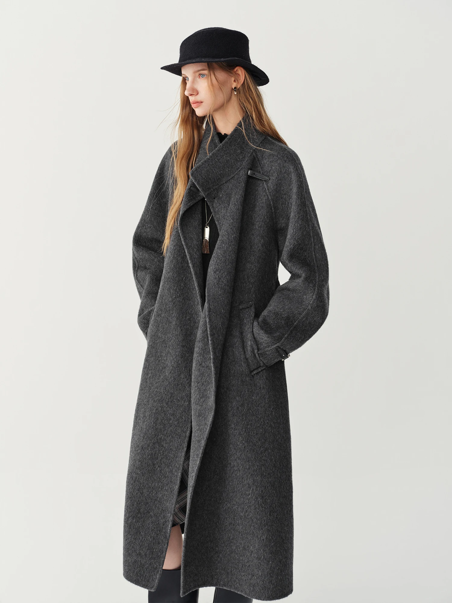 Cappotto da donna FSLE 100% la - Wool Coat Peacoat recensione e prezzo