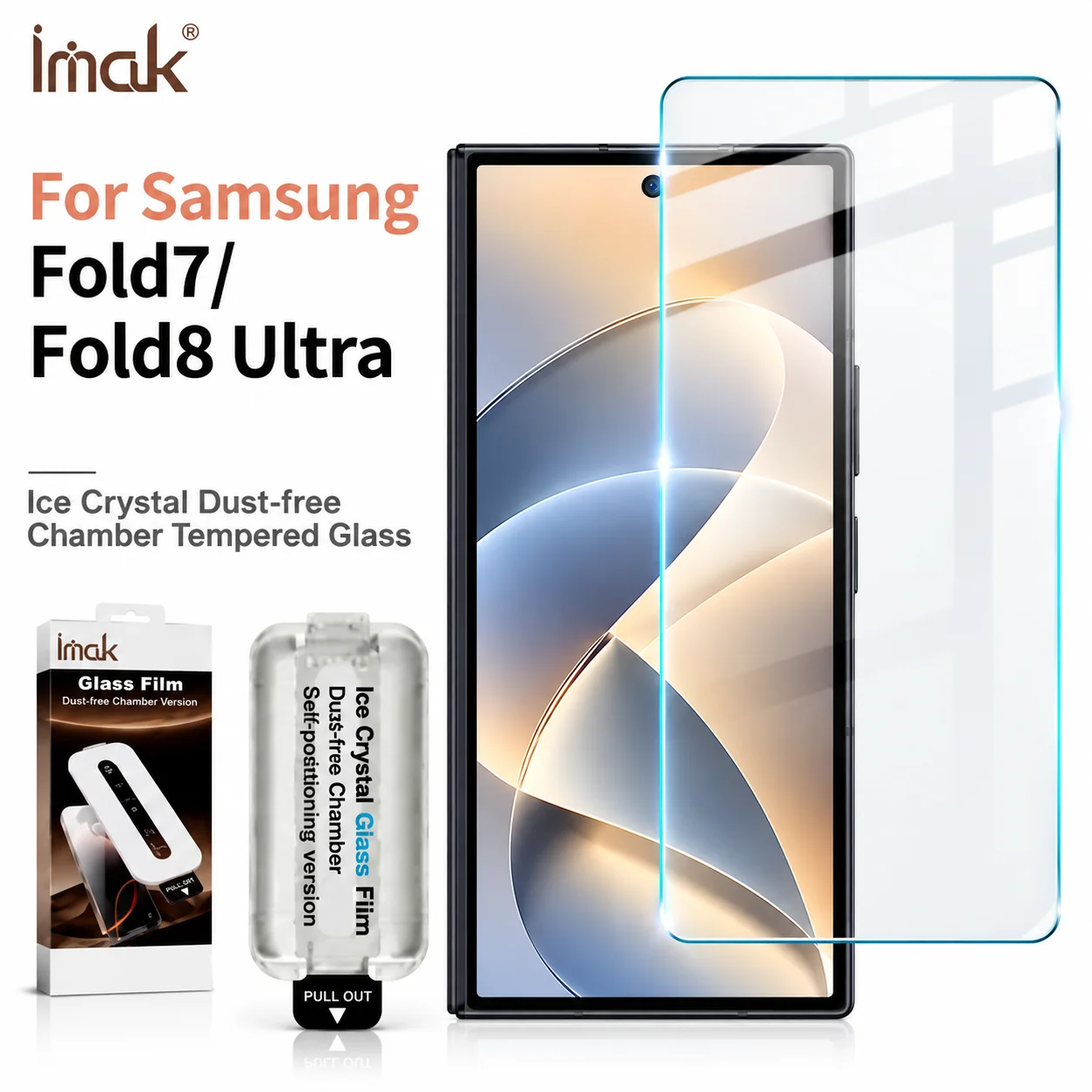 Tempered Glass For Samsung Galaxy Fold 8 Ultra 7 Protector Film Anti Oil Oleophobic Coating FM0031