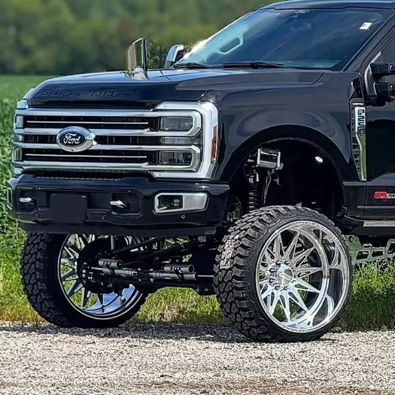 Forged Wheels OffRoad Truck 4X4 6X6 22X12 24X14 26X14 26X16 5X127 5X139.7 6X135 6X139.7 8X165.1 8X170 8X180 6x5.5 5x5.5 RAM