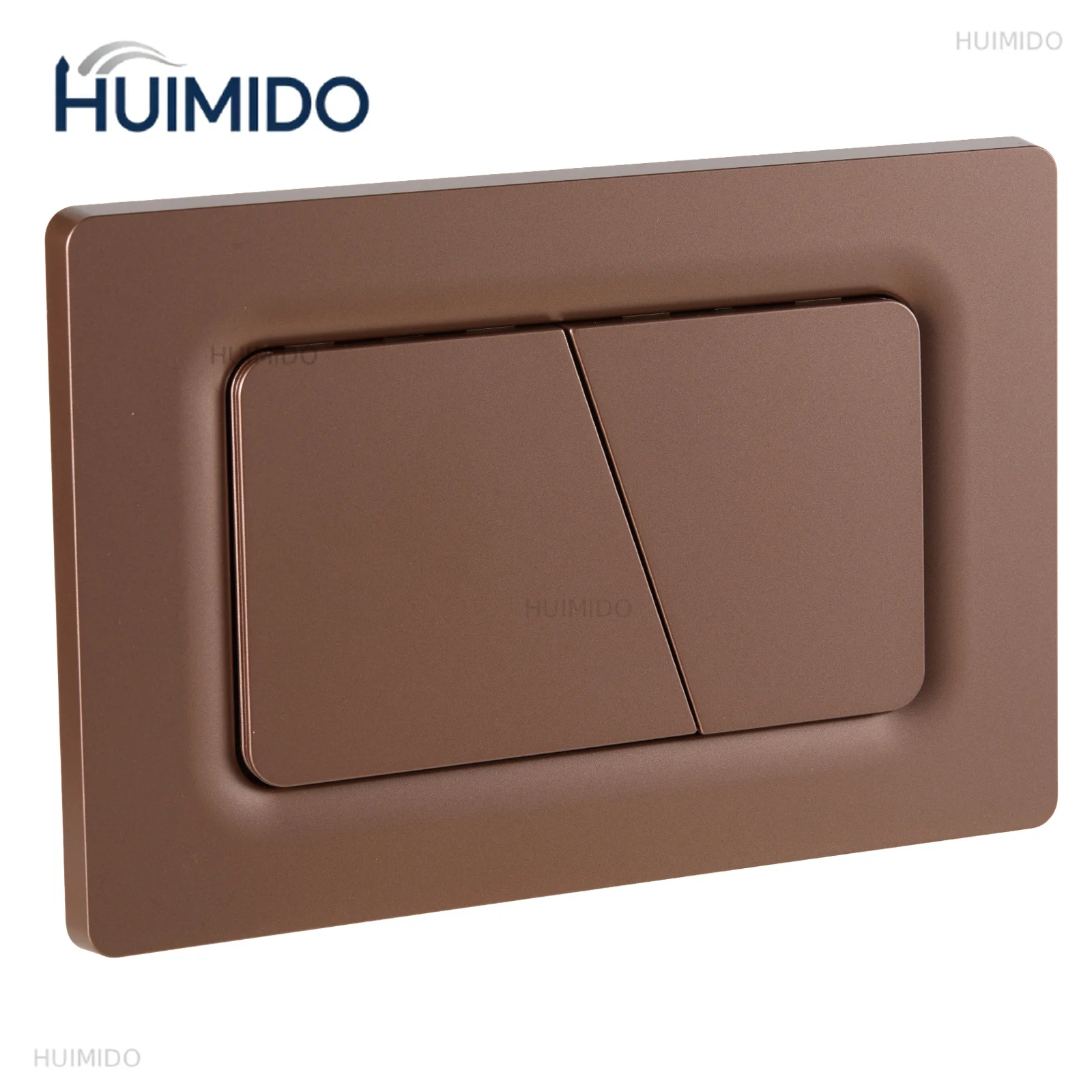 Dual Flush Button Plate Compatible with Geberit Sigma 01 20 30 Series Bronze Panel with Concealed Toilet Tank Parts