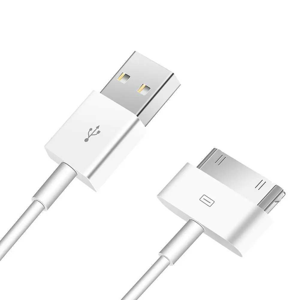 2pcs 30 Pin USB Sync Charging Cable Cord Replacement for Old Apple iPhone 4/4S 3G/3GS, iPad 1/2/3,iPod Nano/iPod Touch image 4