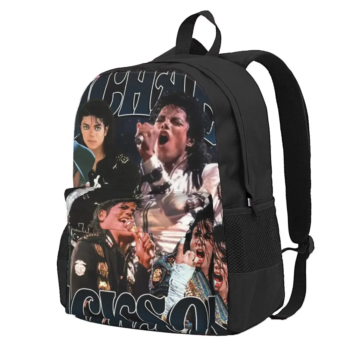 Michael Jackson Dancing Student Backpack School Bag Hiking Travel Daypack for Men Women Fashion Bookbag Shoulder Bags