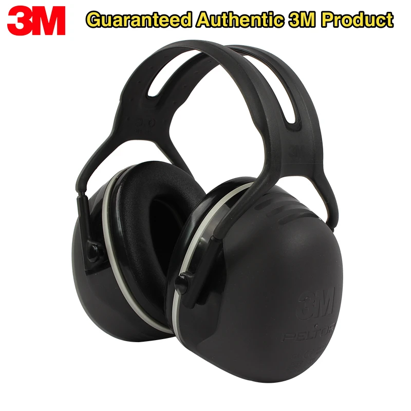 

3M X5A Headband Earmuffs 37dB Noise Reduction Protective Headphones Industrial Safety Shooting Range Sleep Study Ear Muffs Anti-