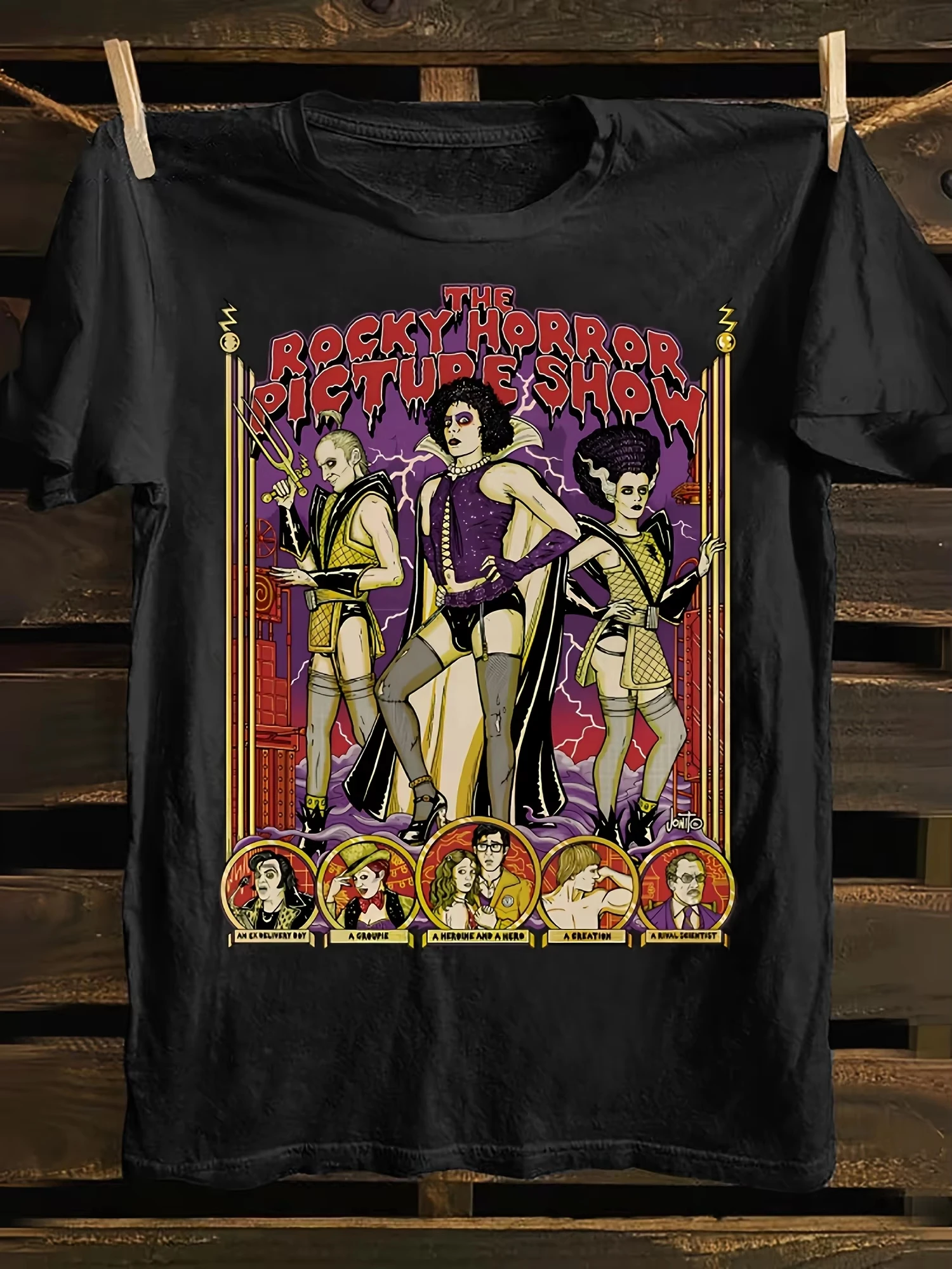 Rocky Horror Show T-Shirt für Männer und Frauen, Baumwolle, Bedruckt, Kurzarm, Klassische Musik, Retro Vintage Streetwear Top, Sommer 2026, Bestseller – Detail 2