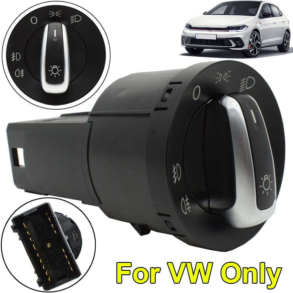 Light Control Switch For VW Golf MK4 Bora Jetta Passat Polo Transport Skoda Fabia Roomster Ford Galaxy Seat 3BD941531 1C0941531