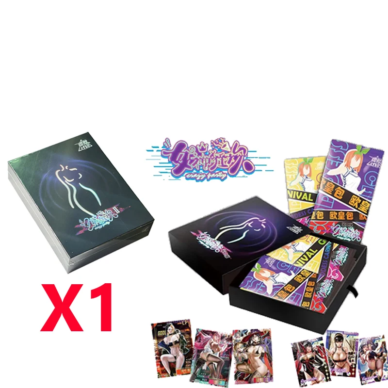 

New Goddess Story Collection Card Virtual Plan Goddess Carnival Booster Box Girl Swimsuit Bikini Tcg Game Card Children Toy Gift