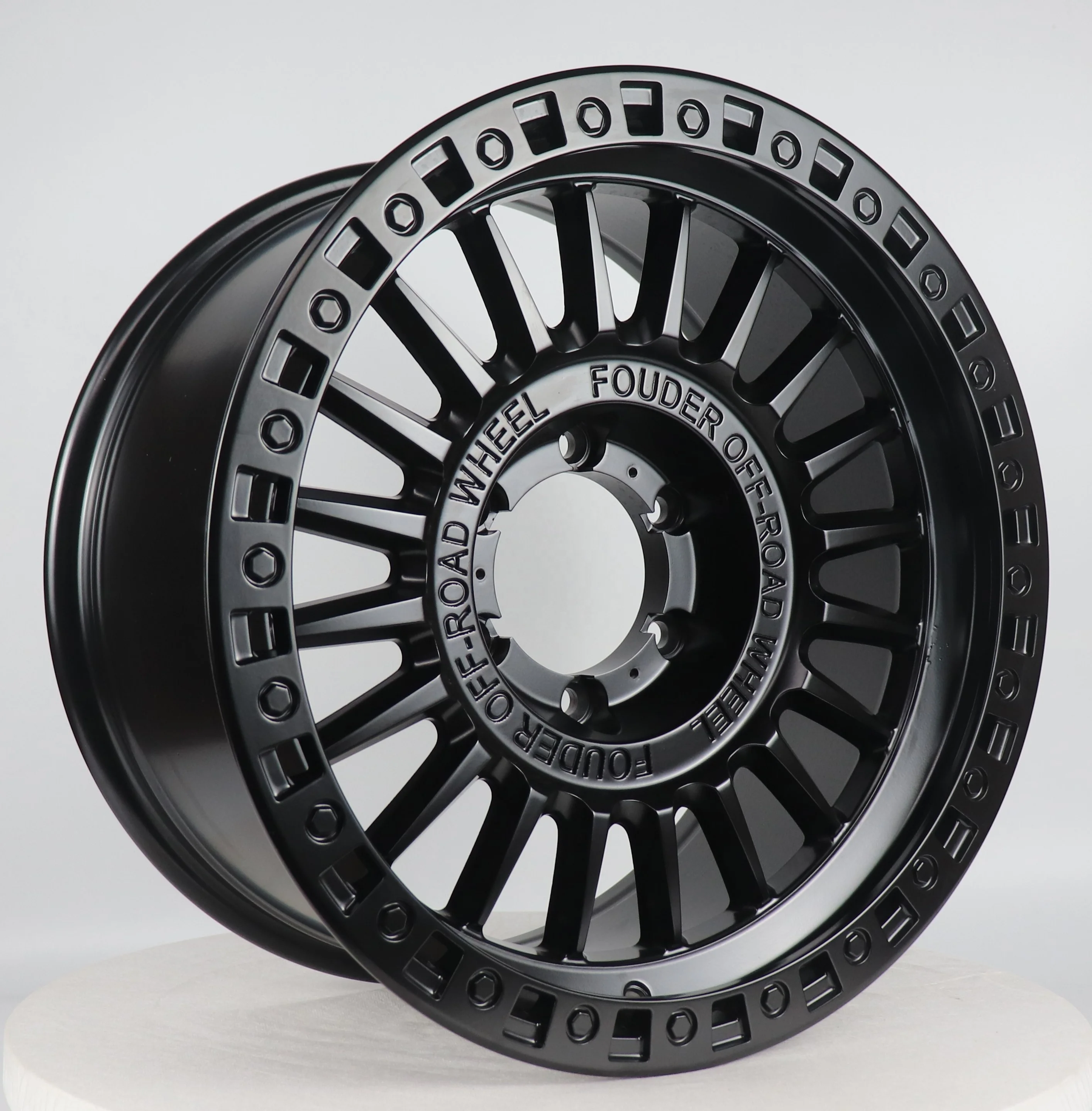 Multi-spoke Two-tone Full Painted Wheels Vehicle Alloy Rims
