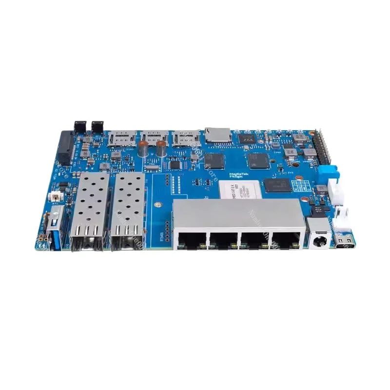 BPI-R4 High-performance Open-source Router Development Board, Supporting 2 SFPs