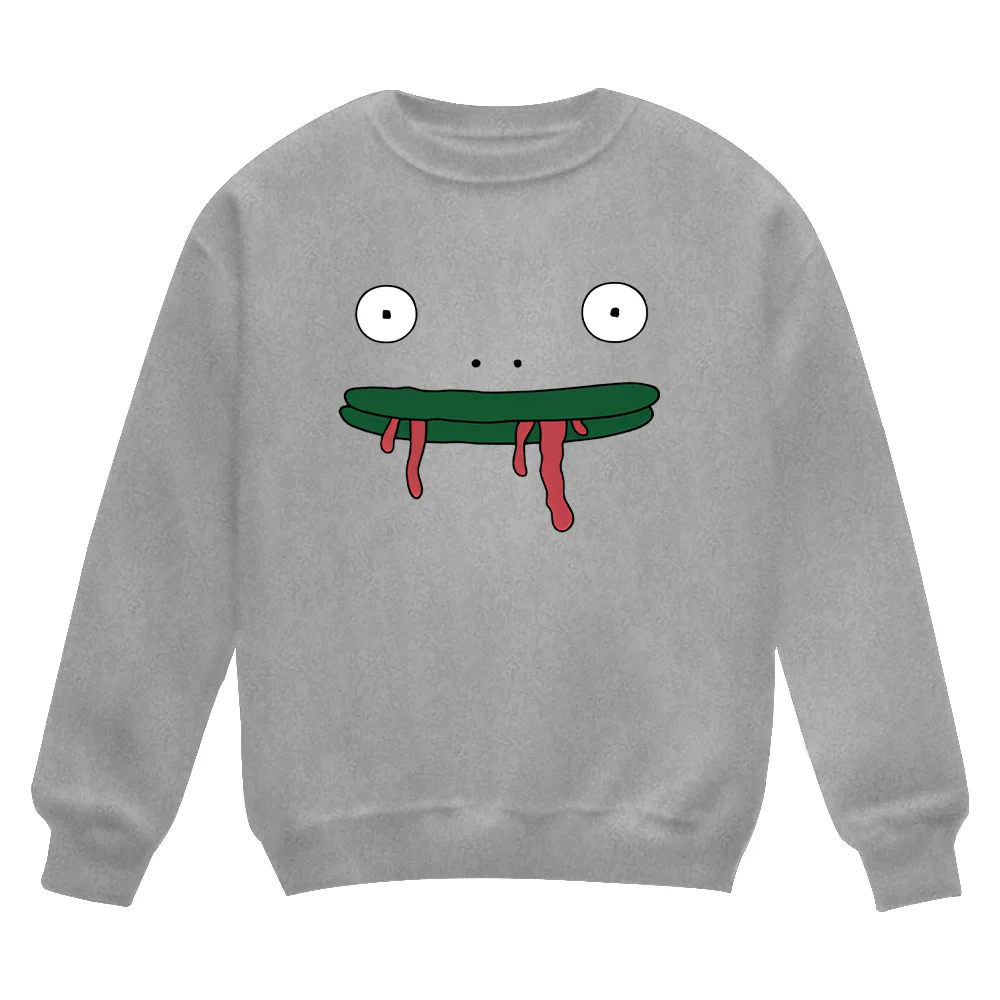 سويت شيرت Smiling Friends Merch ملابس السيد Frog Is Back بلوفرات جرافيك عصرية هدايا إبداعية للجنسين بأكمام طويلة ملابس الشارع #5