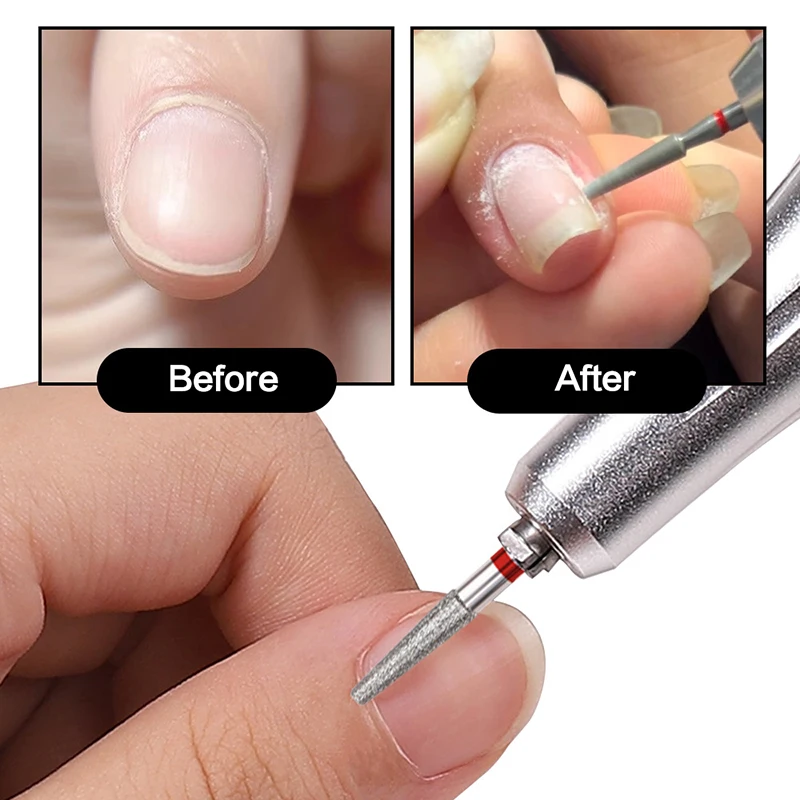 Sharp Cone Cuticle Clean Nail Drill Bit Professional Carbide Bit For Gel Polish Removal Durable Manicure Tools Nail Techs