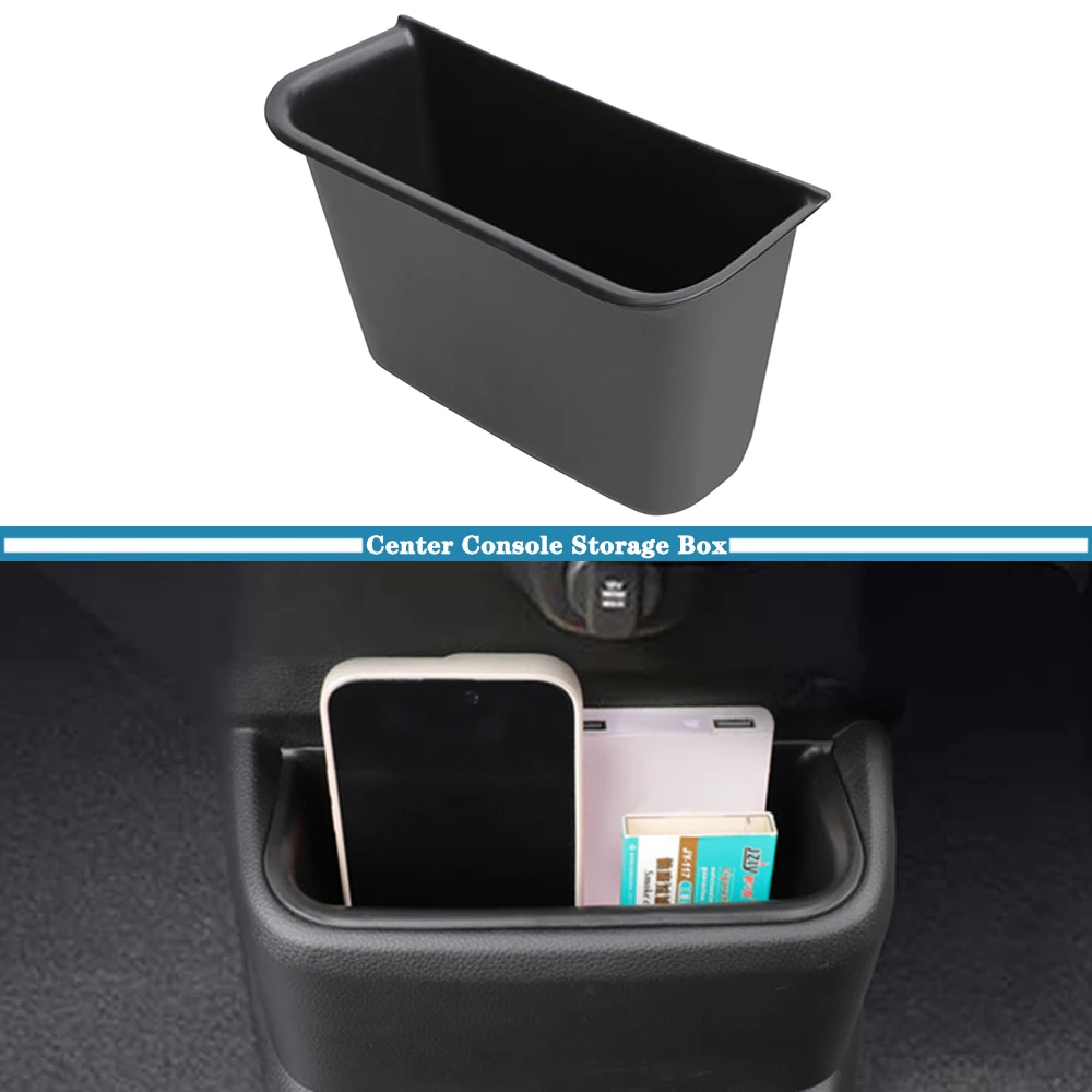 Car Center Console Below Storage Box Tray Japanese Models Anti-Slip for N-Box JF5/JF6 2023 2024 2025+ Interior Accessories Black