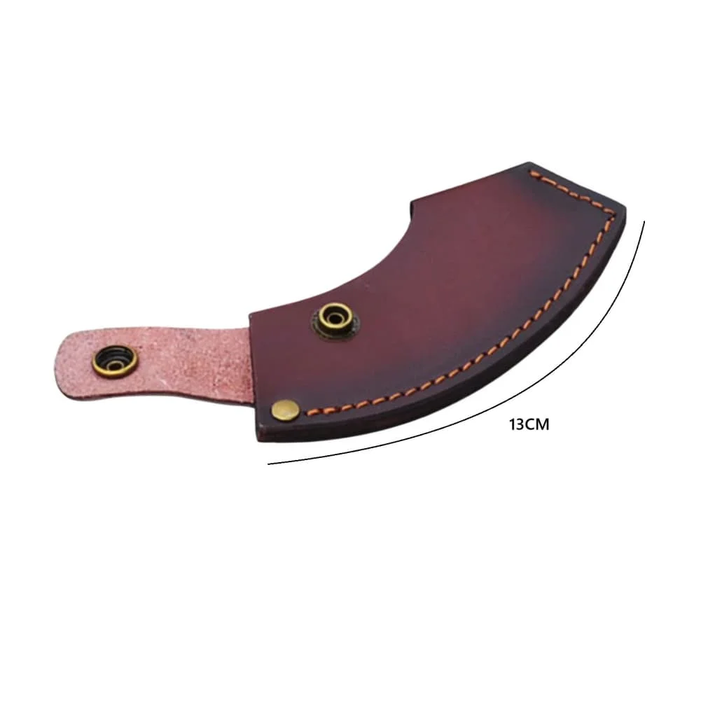 1pc Leather Axe Protective Cover Secure Attachment Axe Protective Cover Stylish For Outdoors Camping Woodworking Hiking