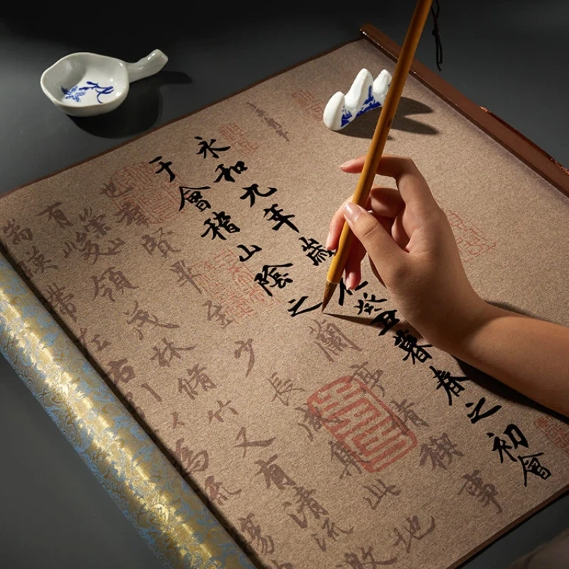 Chinese Calligraphy Water Writing Cloth Reusable Painting and Writing Practice Portable Compact Design Easy Storage Art Supplies