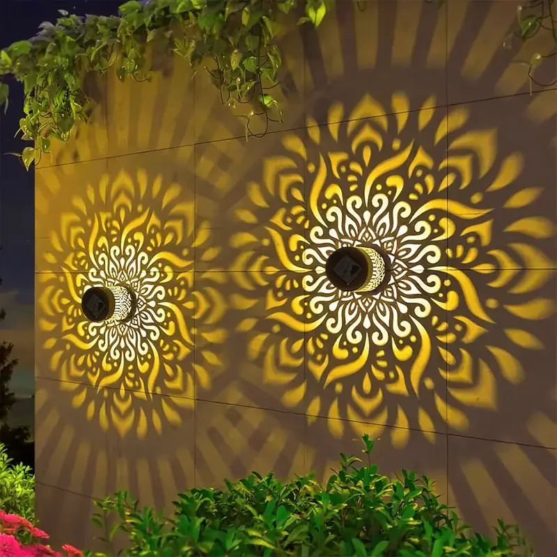 

2 шт. солнечные настенные светильники IP65 металлические уличные настенные тематические светильники для забора садовые украшения заднего двора уличный декор фонарь на переднюю дверь