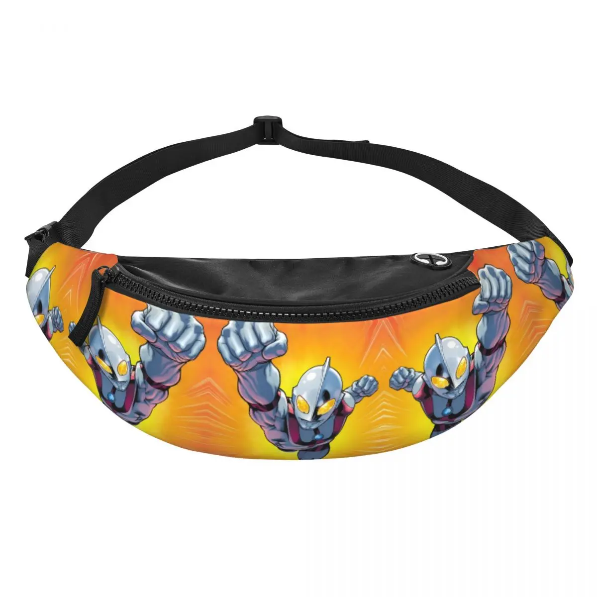 Custom Comic U-Ultramanes Anime Hot Fanny Pack Herren Damen Umhängetasche für Reisen, Wandern, Handy, Geldbeutel