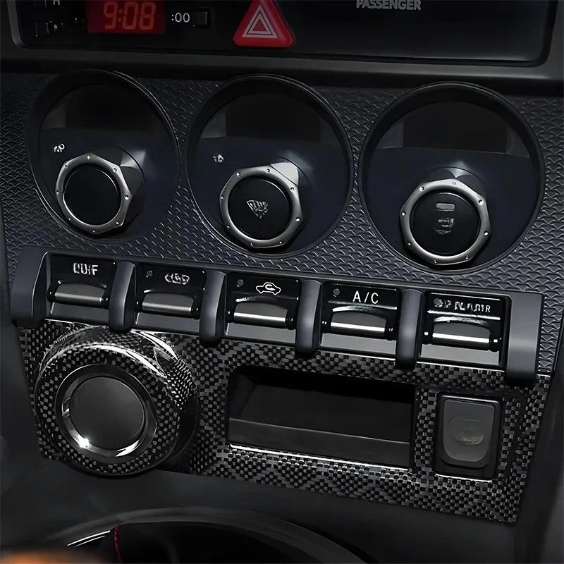 

Для SUBARU для TOYOTA 86 GR86 GT86 настоящее твердое сухое углеродное волокно 12-2021, модель даты, переключатель зажигания, узор, декоративная модификация