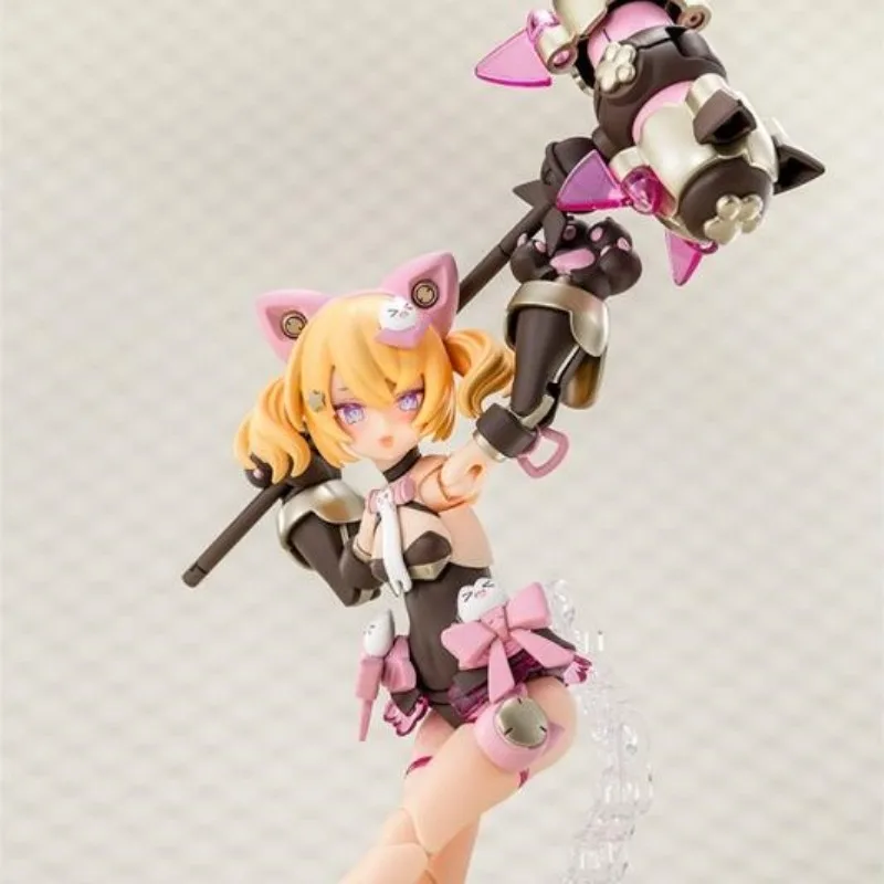 

KOTOBUKIYA Original MEGAMI DEVICE Anime Figure PUNI MOFU KURO MAO Figure Model Collection Toy Gift