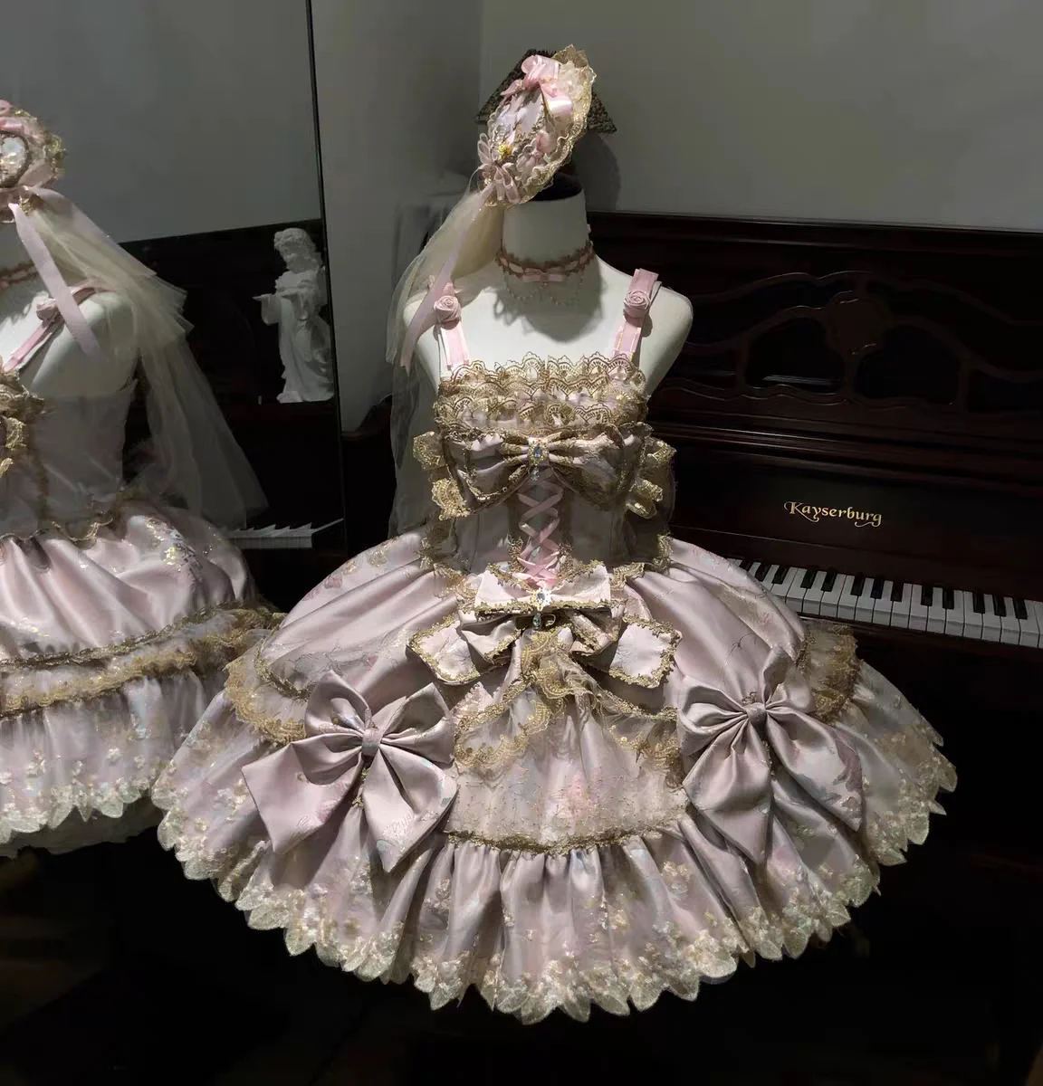 

Coalfell ~~Original Design Lolita Dress Fish Bone Ballet Style Jsk Princess Style Camisole Dress Vestido