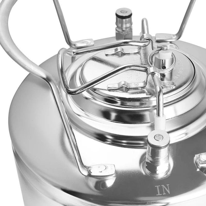 5 gallon 19L New Stainless steel Ball Lock Cornelius Style Beer OB Keg With Metal Handles