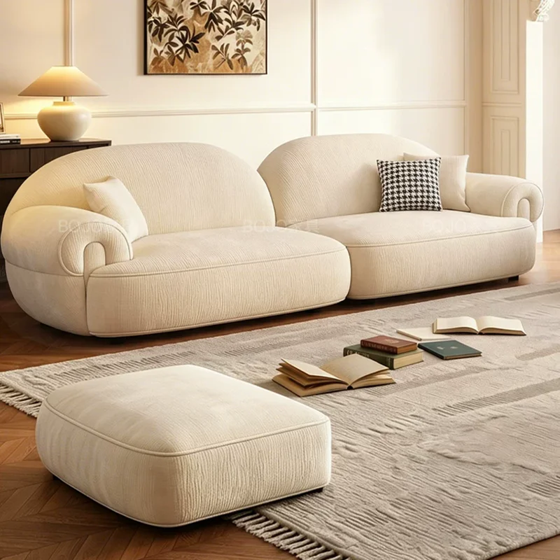 Luxury Minimalist Living Room Sofas Accent Modern Love Seat Designer Sofas Decor Garden Relaxing Filling Divano Home Furniture