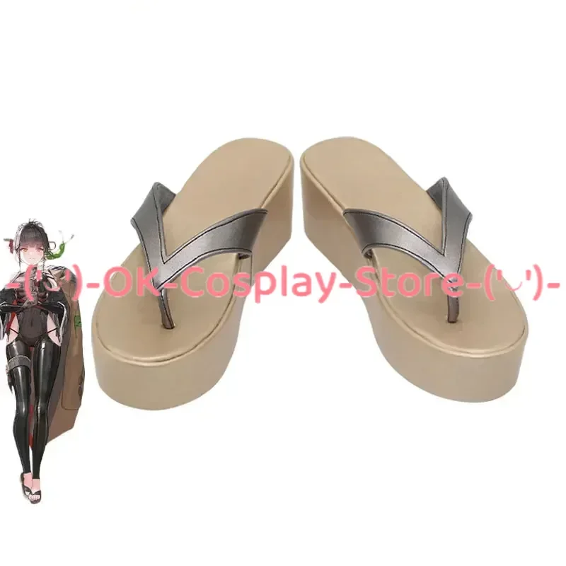 NIKKE The Goddess of Victory Sakural Cosplay Shoes Slippers PU Leather Shoes Cosplay Prop Halloween Carnival Boots Custom Made