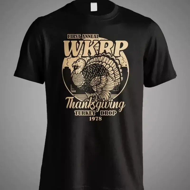 Thanksgiving Day WKRP Turkey Drop 1978 In Cincinnati Retro Funny T Shirt