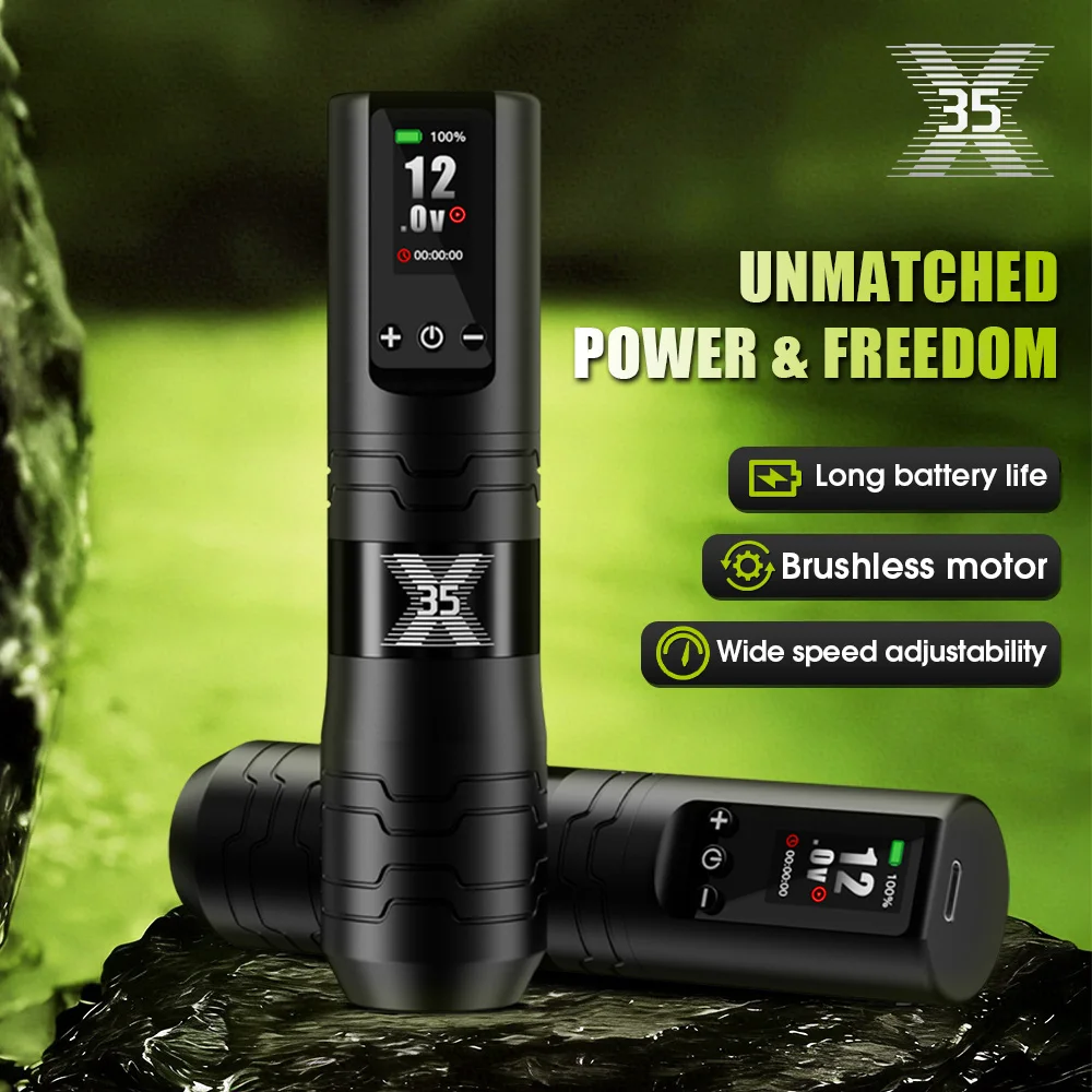 EZ Filter X35 Wireless Tattoo Machine Pen 3.5mm