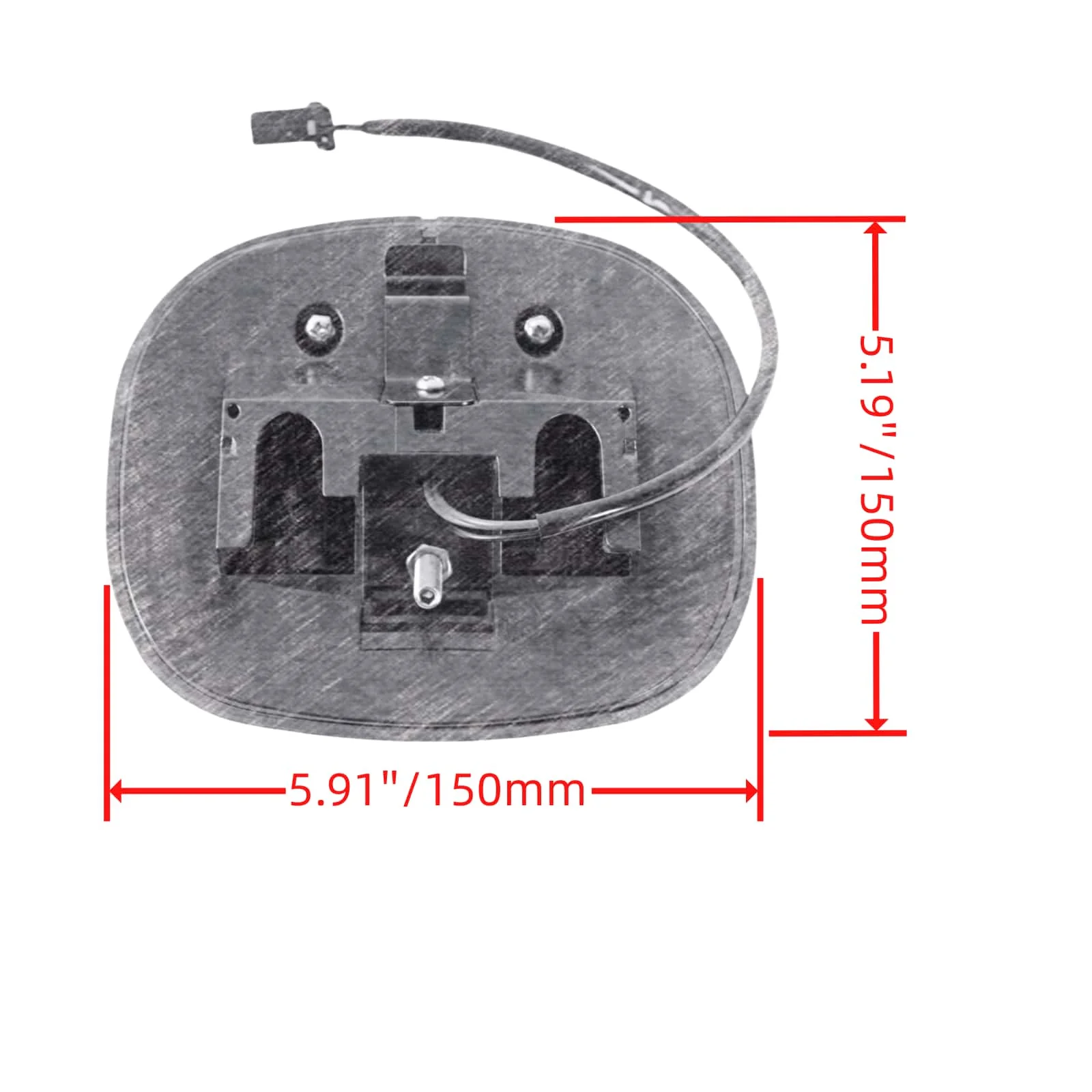 Motorcycle LED Tail Brake Light Smoke Red Lens Low Profile Taillight For Harley Touring Softail Dyna Sportster XL 883 1200