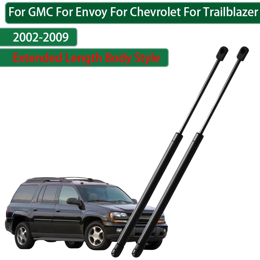 2pcs Rear Liftgate Hatch Tailgate Lift Supports Struts For GMC For Envoy For Chevrolet For Trailblazer 2002-2009