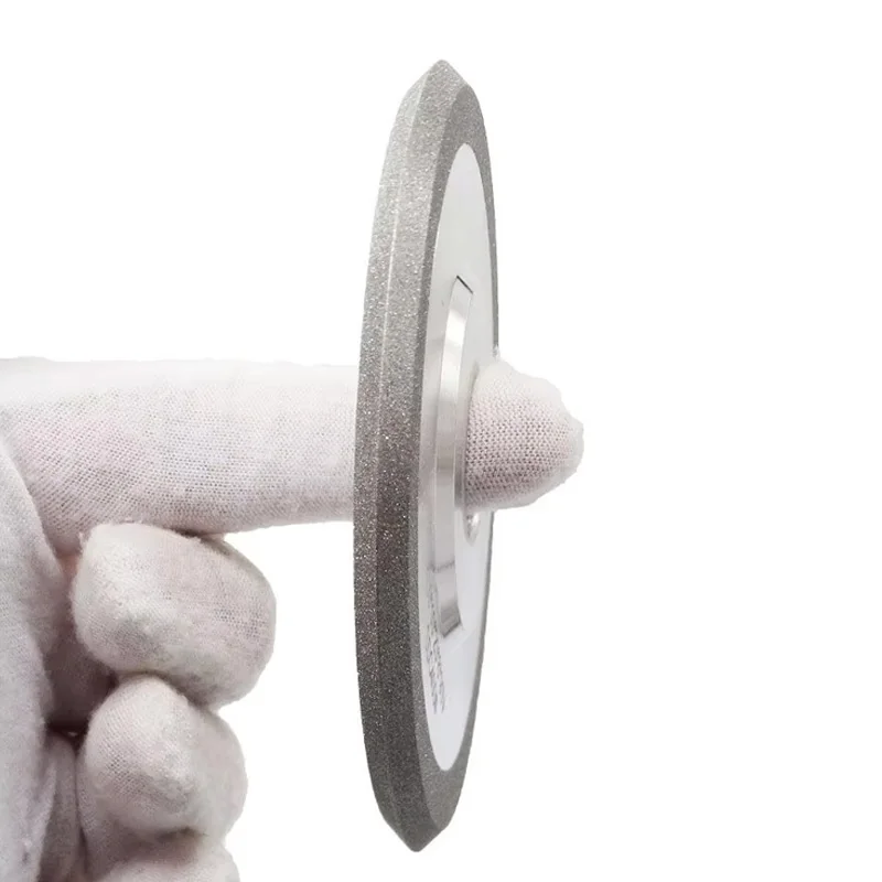 Dia100mm Diamond Double Bevel Grinding Wheel 45 60 90 Degrees Abrasive Disc for Grinding Alloy Tungsten Steel Milling Cutter