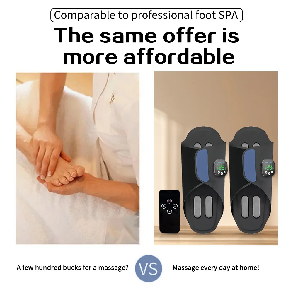 

Ems Pad Muscle Stimulation Massage Electric Foot Massager Shoe Foot Relaxation Foot Spa Machine Feet Massager Tools Circulation