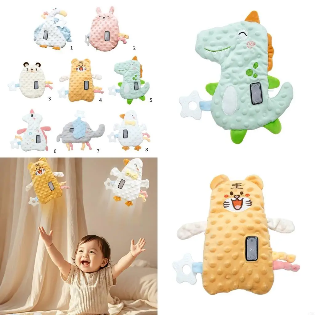 

97BC Intelligent Vibration Baby Soothing Doll Breathable Fabric Mood Soother for Kids