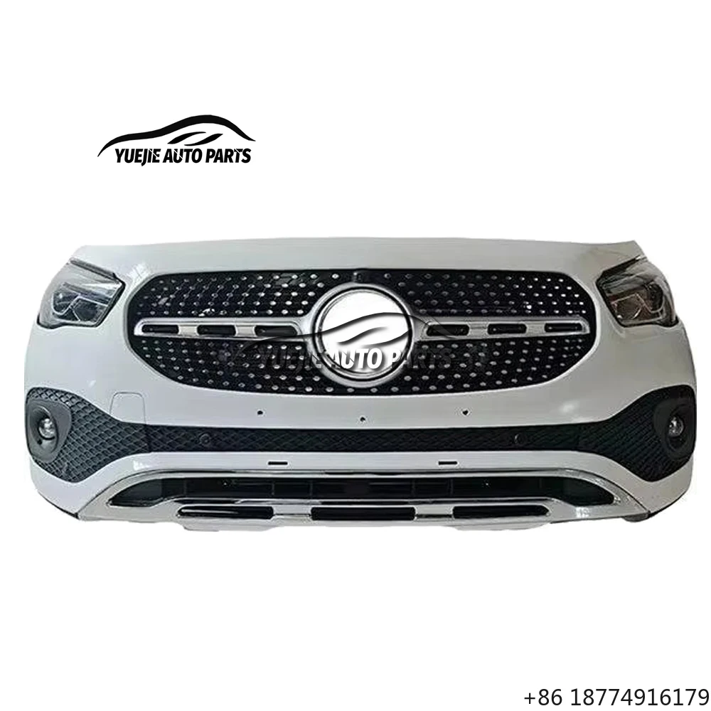 

Hot Selling High Quality GLA H247 Front Bumper Assembly with Park Assist Sensor Cut-Outs Screw-On