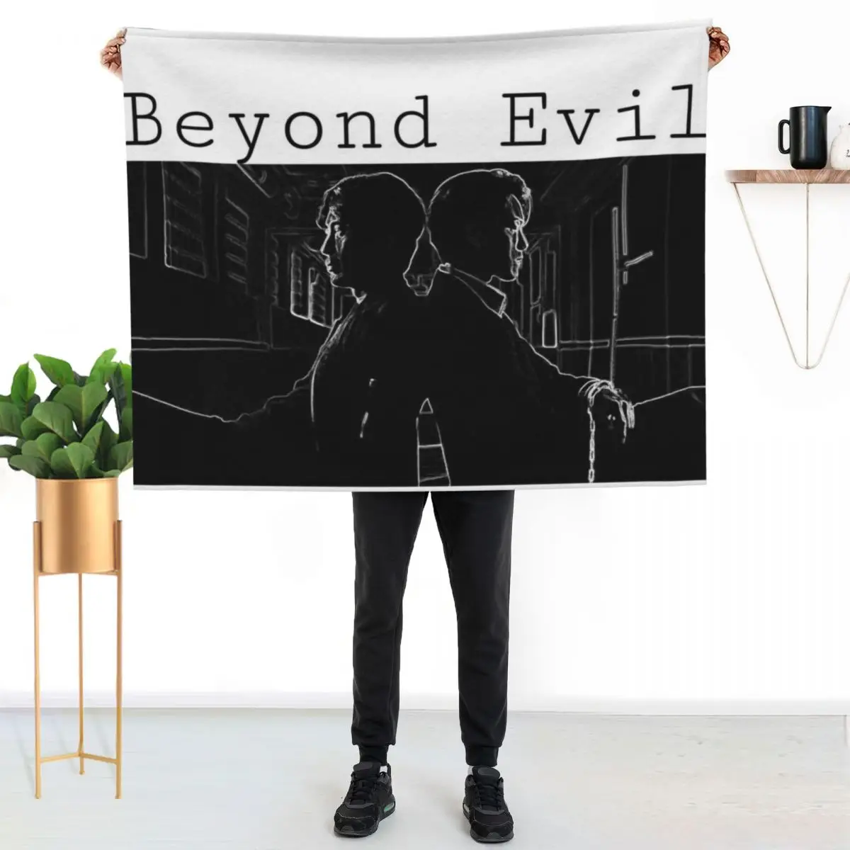 

Beyond Evil Throw Blanket Ultra Plush Cozy Blanket for Napping Sleeping
