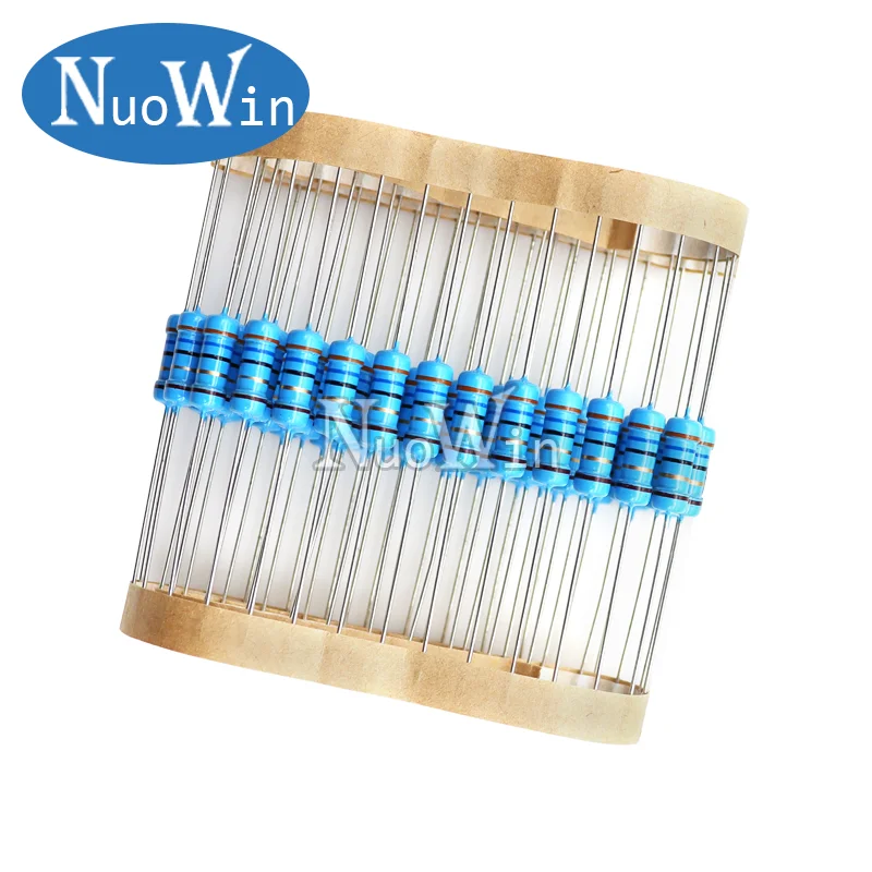 20pcs/Lot 1W Metal Film Resistor 1% 1R~1M 2.2R 10R 33R 47R 100R 220R 1K 2.2K 10K 33K 47K 100K 330K 470K 0.1 0.22 150 470 ohm