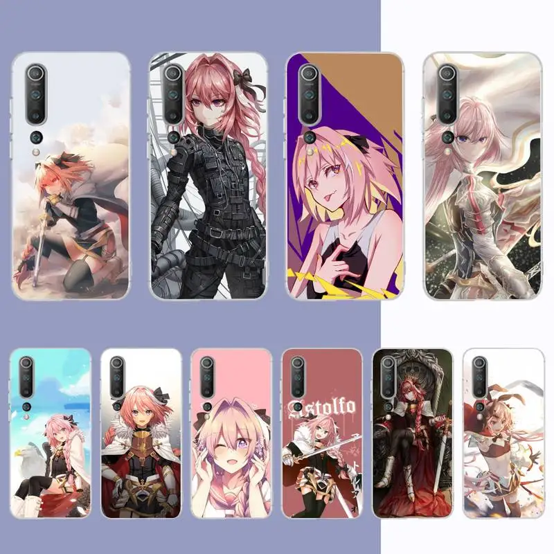 

Astolfo anime girl Phone Case for Samsung S21 A10 for Redmi Note 7 9 for Huawei P30Pro Honor 8X 10i cover